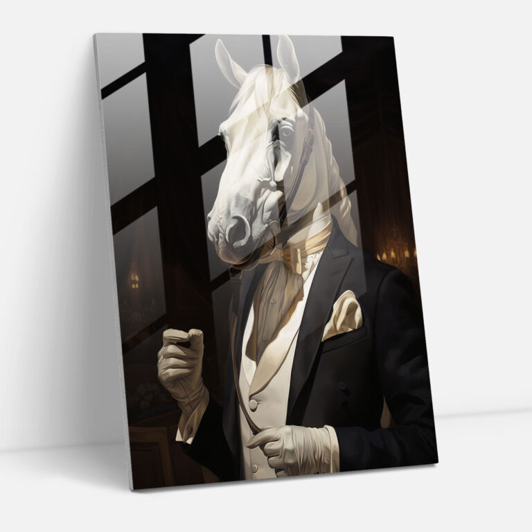 Animals Dressed Like Humans Glass Art - Animals Dressed Like Humans, Animals Dressed Like Humans, Modern Art, Magnificent Ballroom