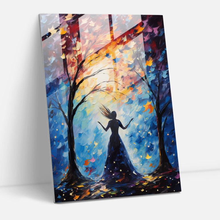 Animals Dressed Like Humans Home Decoration - Animals Dressed Like Humans, Glass Wall Art, Bird In A Gown, Wall Decoration
