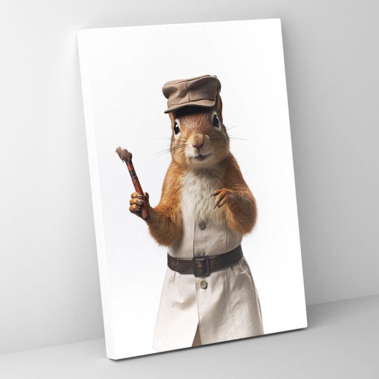 Animals Dressed Like Humans Wall Art - Animals Dressed Like Humans, Home Decoration, Canvas Print, Canvas Wall Art