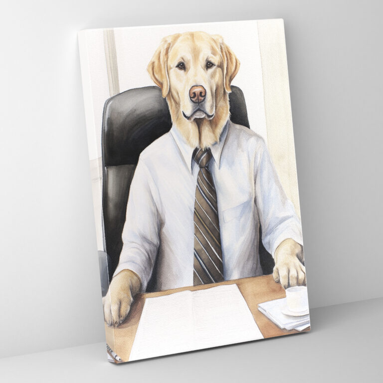 Animals Dressed Like Humans Canvas Print - Animals Dressed Like Humans, Canvas, Wall Art, Home Decoration