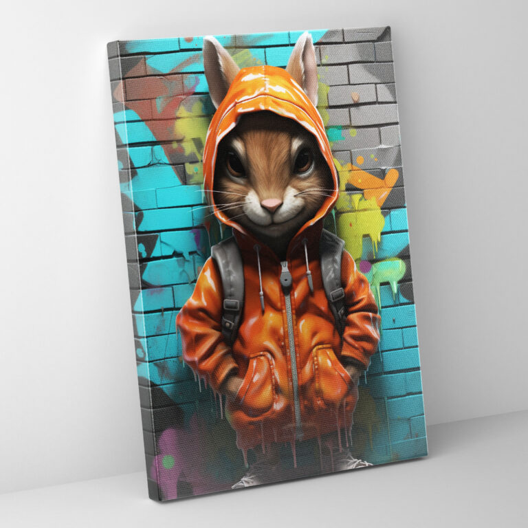 Animals Dressed Like Humans Canvas Print - Animals Dressed Like Humans, Home Decoration, Canvas Wall Art, Wall Decoration