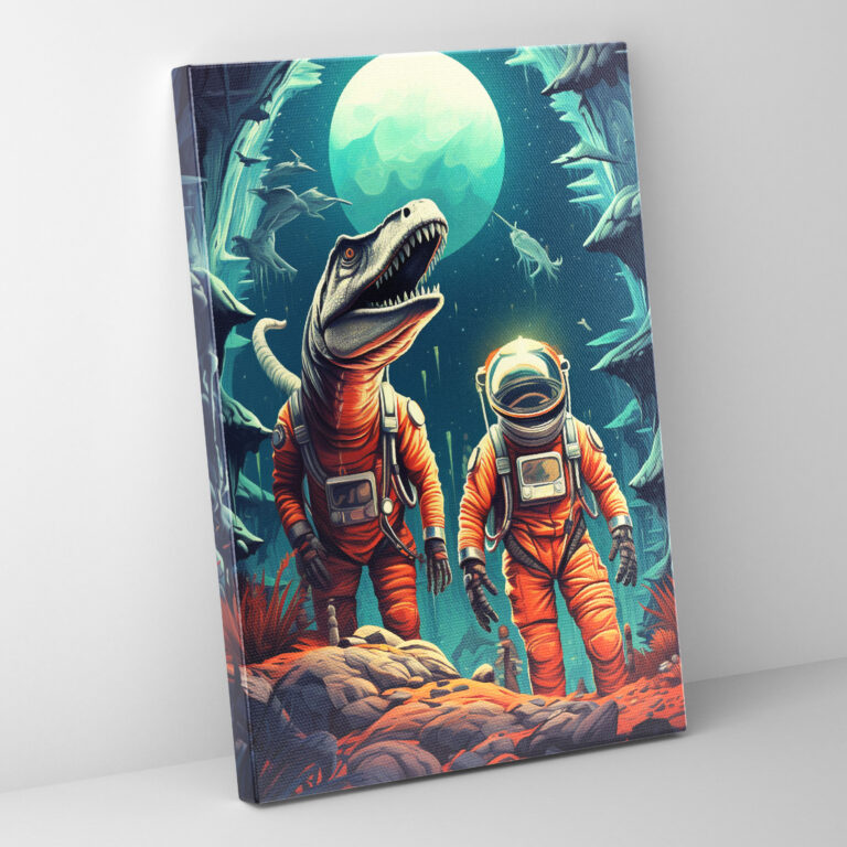 Animals Dressed Like Humans Wall Art - Animals Dressed Like Humans, Alien Planet, Astronauts, Home Decoration