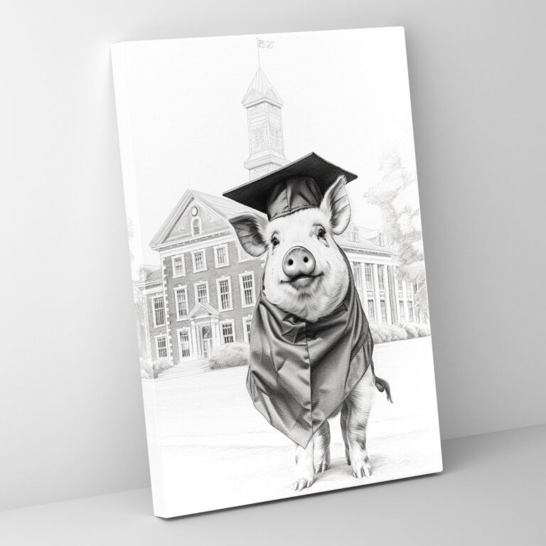 Animals Dressed Like Humans Wall Art - Animals Dressed Like Humans, Canvas Wall Art, Canvas Print, Inspirational Art