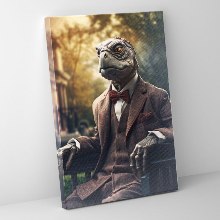 Animals Dressed Like Humans Canvas Wall Art - Animals Dressed Like Humans, Wall Art, Home Decoration, Animals Dressed Like Humans