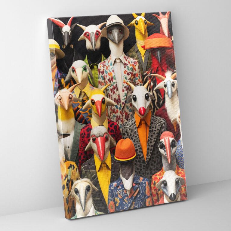 Animals Dressed Like Humans Wall Art - Animals Dressed Like Humans, Cultural Outfits, Home Decoration, Animals Dressed Like Humans