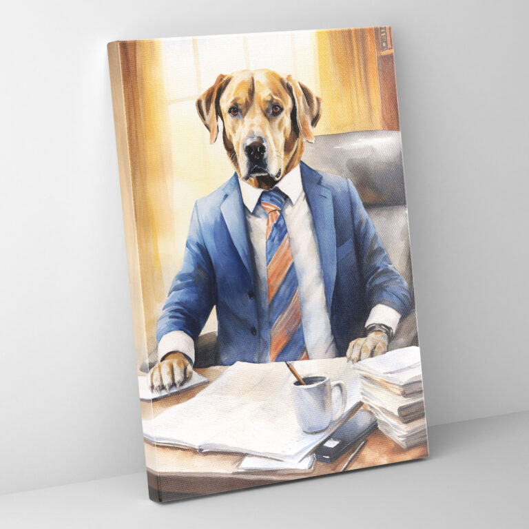 Animals Dressed Like Humans Canvas Print - Animals Dressed Like Humans, Home Decoration, Canvas Wall Art, Wall Art