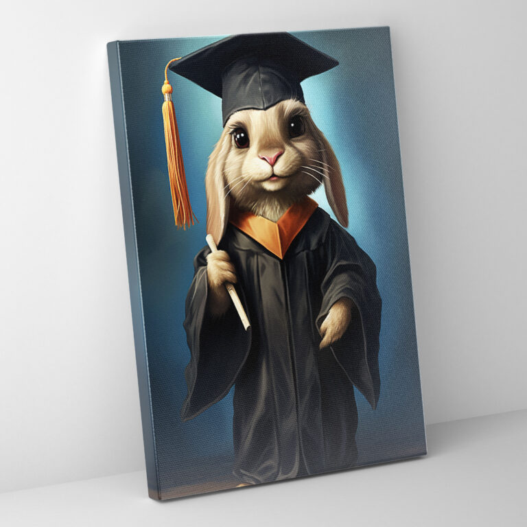 Animals Dressed Like Humans Canvas Print - Animals Dressed Like Humans, Wall Art, Wall Decoration, Cartoon-Style Painting