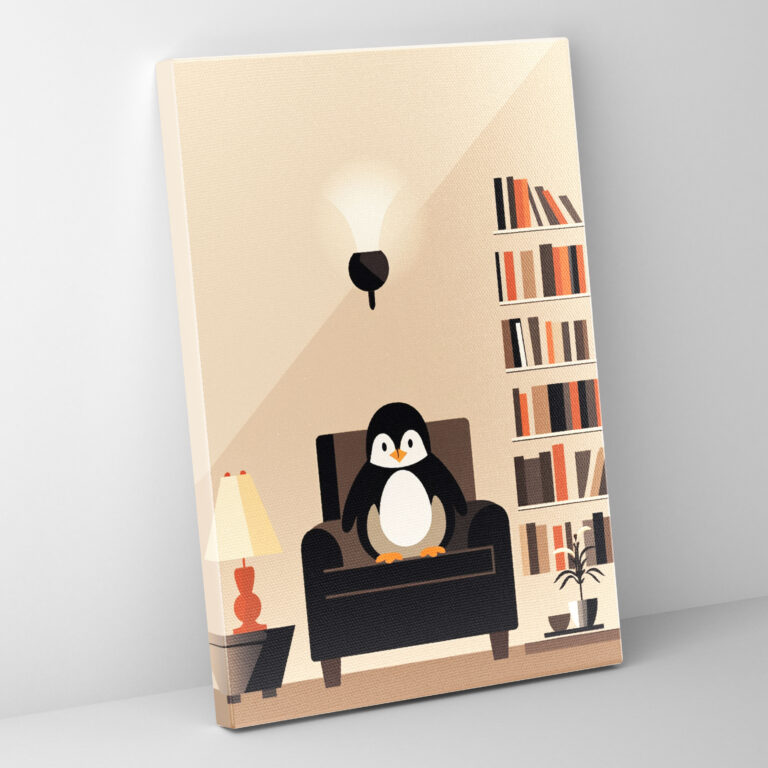 Animals Dressed Like Humans Canvas Print - Animals Dressed Like Humans, Canvas Print, Minimalist Illustration, Canvas