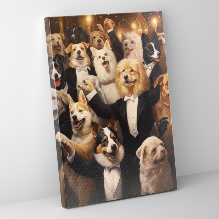 Animals Dressed Like Humans Wall Decoration - Animals Dressed Like Humans, Canvas Wall Art, Wall Art, Home Decoration