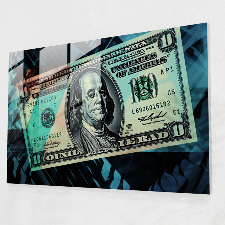 American Dollar Wall Decoration - American Express, Focal Point, Angles, American Dollar