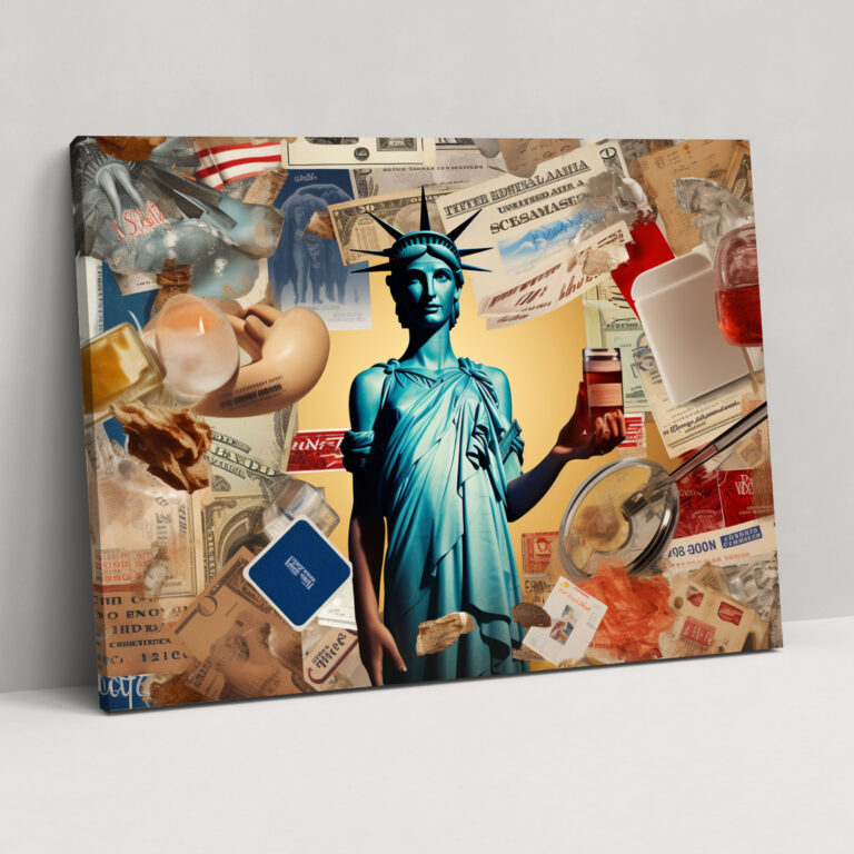 American Express Card Canvas Print - American Express, Wall Decoration, Canvas, Wall Art