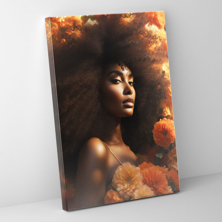 Afro Texture Wall Art - Afro, Natural Beauty, Wall Art, Canvas Print