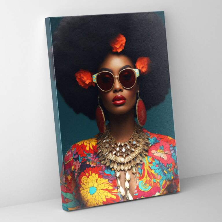 Afro Fashion Wall Art - Afro, Wall Art, Afro, Wall Decoration