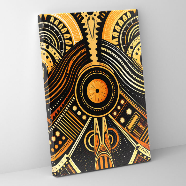 Afro Tribal Canvas Print - Afro, Tribal Pattern, Afro Tribal, African Tribal Motifs