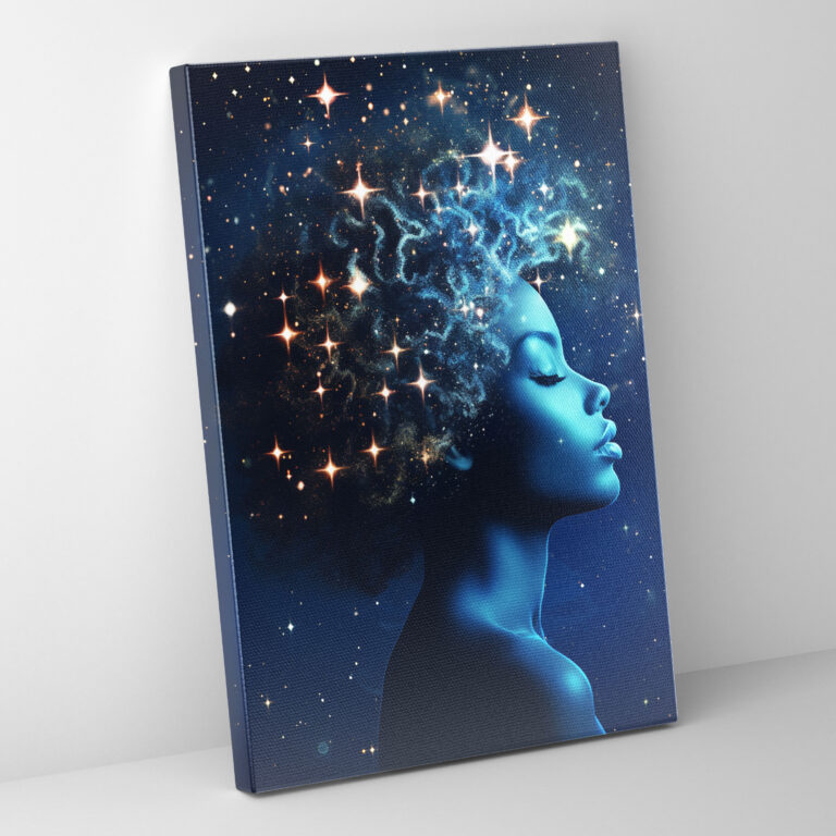 Empowerment Afro Canvas Print - Afro, Afro, Empowerment, Canvas Print
