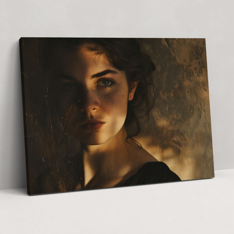Soft Shadows Canvas Print - Caravaggio Style Wall Art - Caravaggio, Canvas Print, Canvas, Canvas Wall Art