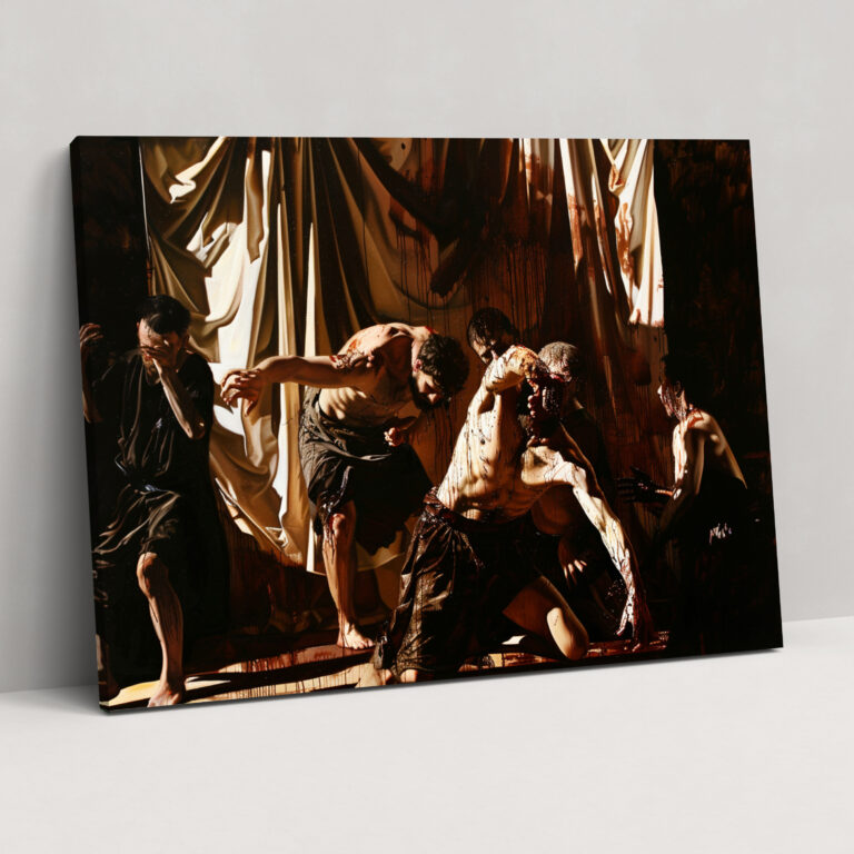 Caravaggio Style Canvas Print - Caravaggio, Home Decoration, Wall Art, Caravaggio Style