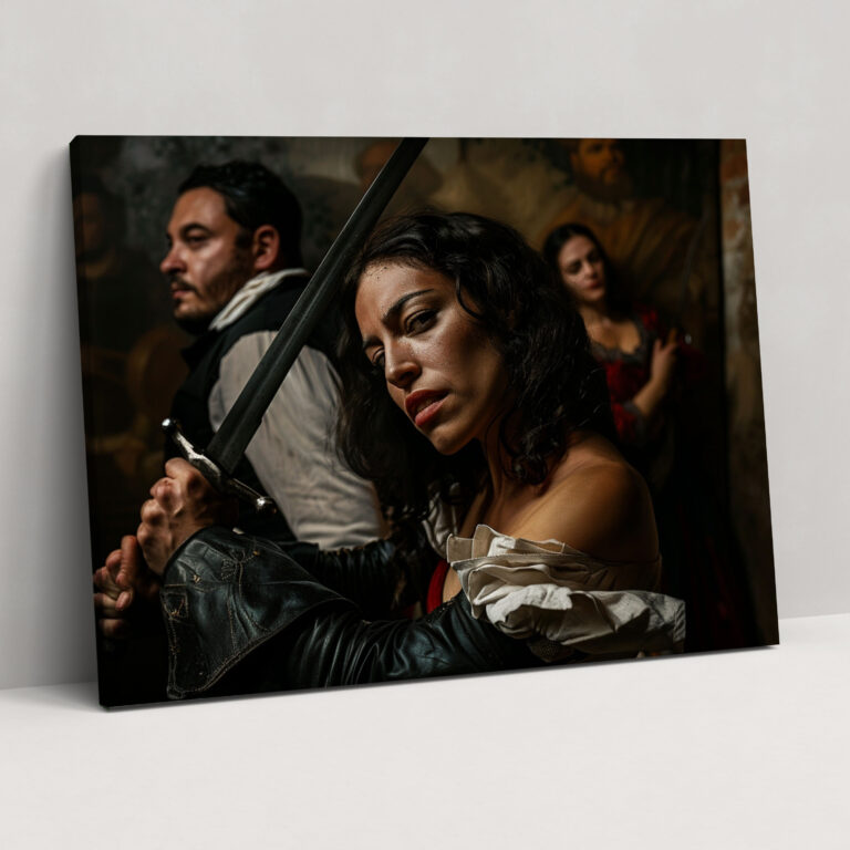 Caravaggio Style Canvas Print - Caravaggio, Canvas Wall Art, Canvas Print, Caravaggio Style