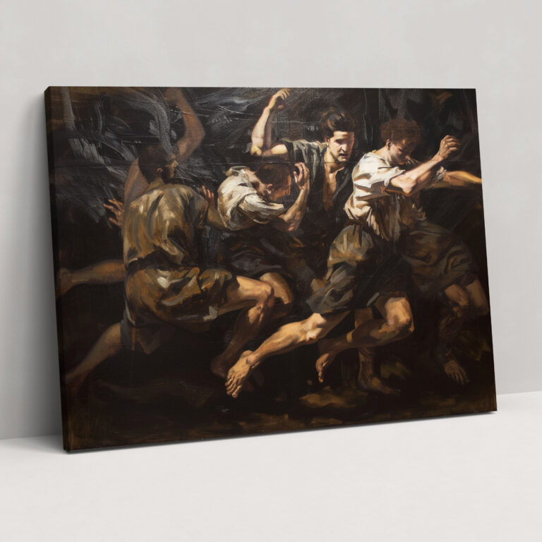 Caravaggio Style Canvas Print - Caravaggio, Canvas Print, Wall Decoration, Canvas
