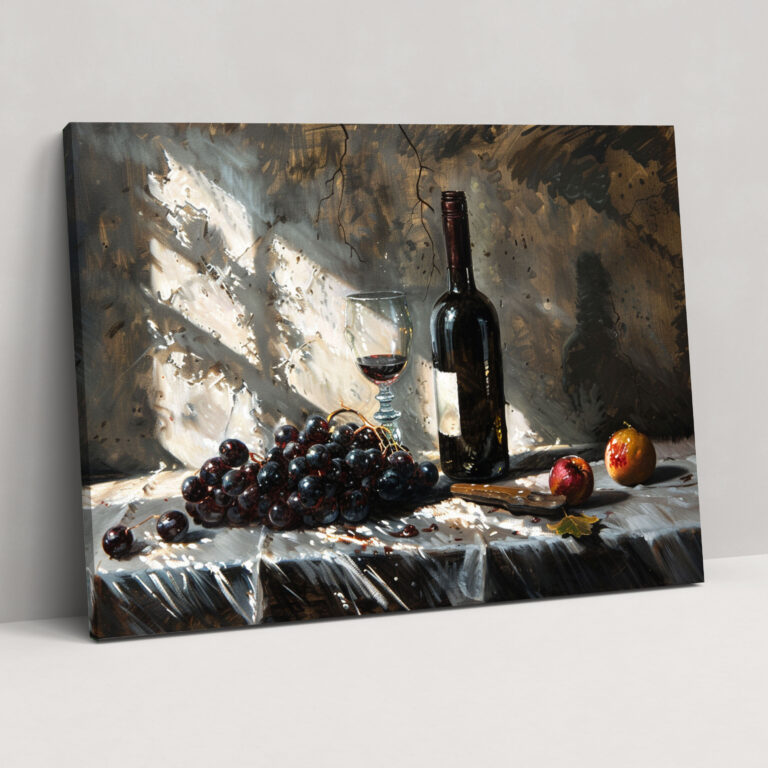 Caravaggio Style Canvas Print - Caravaggio, Canvas Wall Art, Wall Decoration, Canvas Print