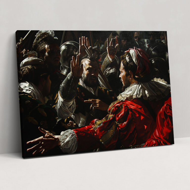 Caravaggio Style Wall Art - Caravaggio, Caravaggio Style, Canvas Wall Art, Home Decoration