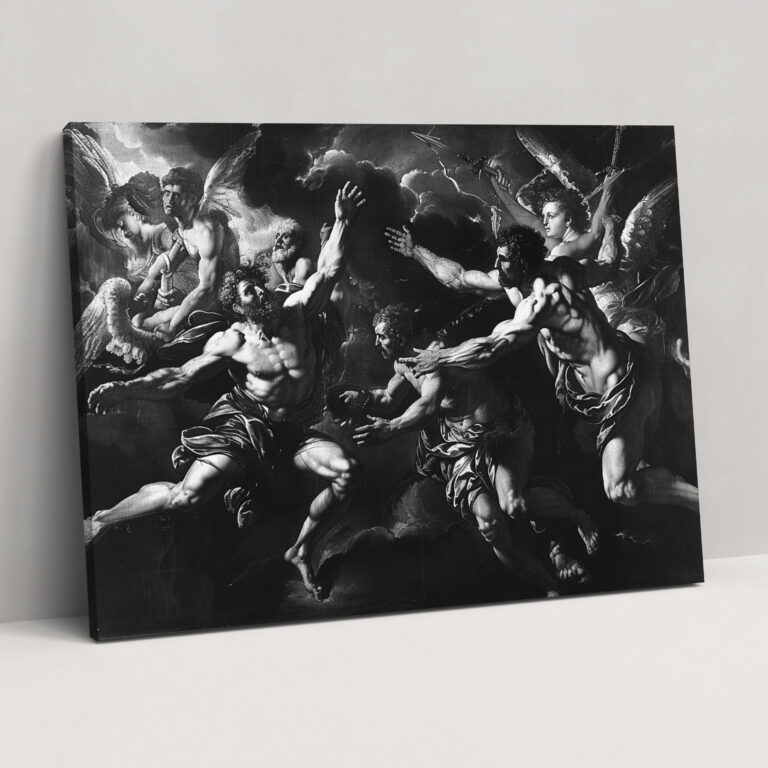 Mythological Caravaggio Style Canvas Print - Caravaggio, Canvas Wall Art, Caravaggio Style, Wall Art