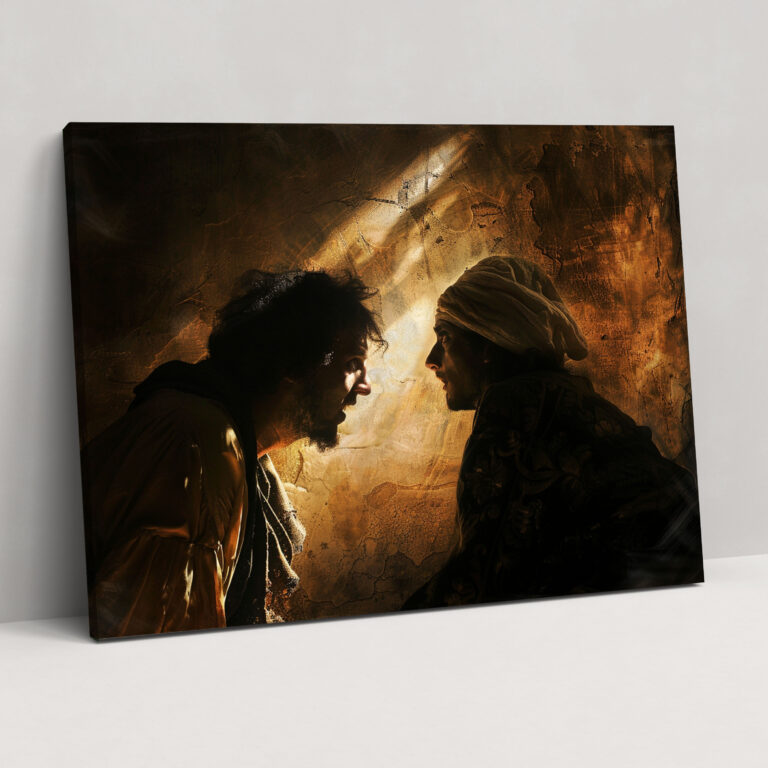 Caravaggio Style Canvas Print - Caravaggio, Wall Art, Canvas Wall Art, Wall Decoration