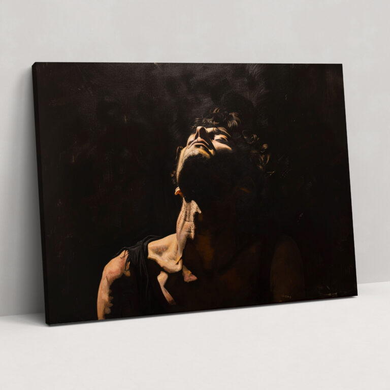 Caravaggio Style Canvas Print - Caravaggio, Wall Decoration, Canvas Wall Art, Canvas
