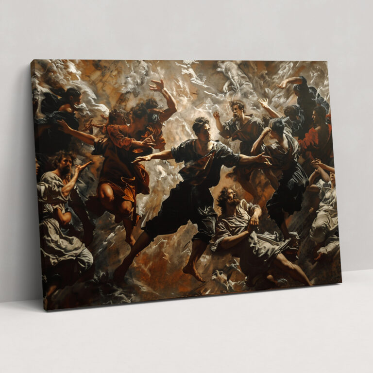 Caravaggio Style Wall Art - Caravaggio, Wall Art, Home Decoration, Canvas