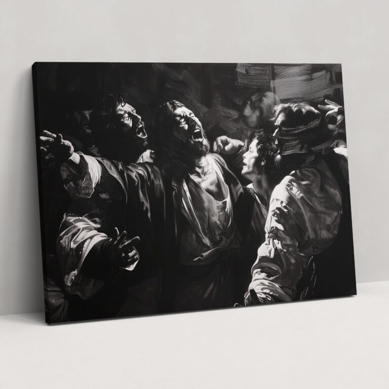 Caravaggio Style Canvas Print - Caravaggio, Wall Art, Canvas Print, Wall Decoration