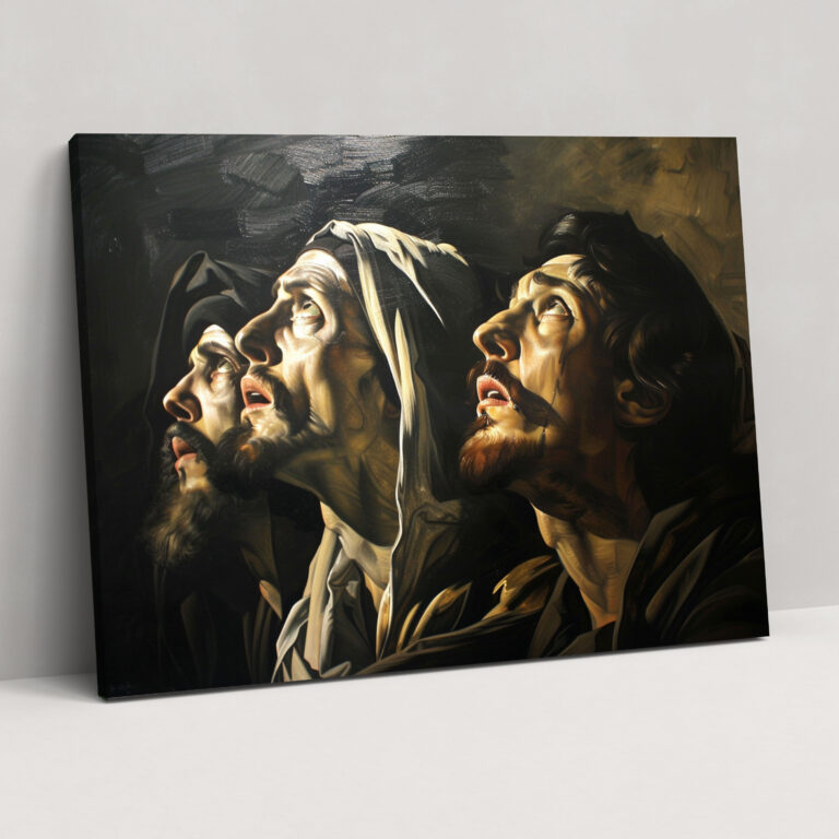 Caravaggio Style Canvas Print - Caravaggio, Wall Art, Canvas Wall Art, Caravaggio Style