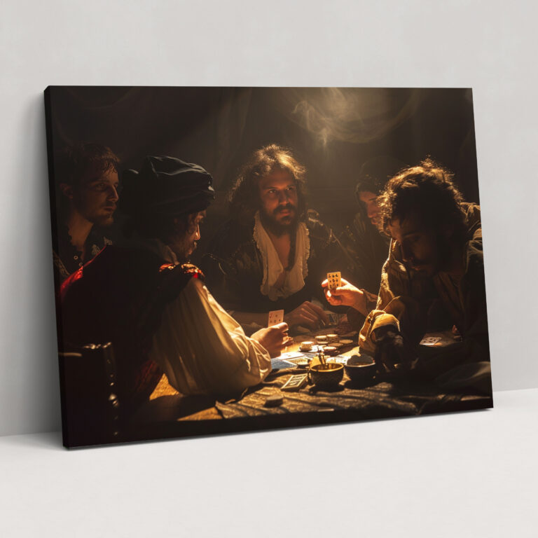 Caravaggio Style Canvas Print - Caravaggio, Wall Art, Canvas Wall Art, Canvas Print