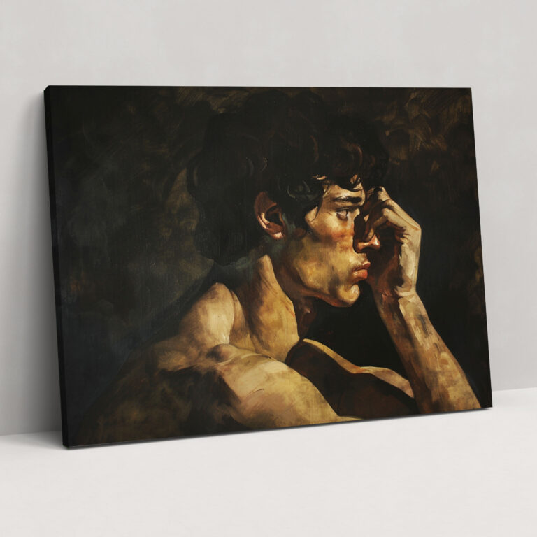 Caravaggio Style Canvas Print - Caravaggio, Home Decoration, Wall Art, Canvas