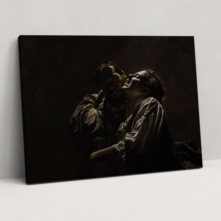 Caravaggio Style Canvas Print - Caravaggio, Canvas Print, Caravaggio Style, Canvas Wall Art