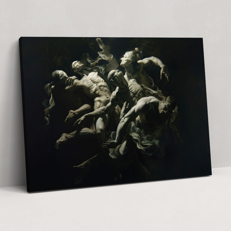 Caravaggio Style Canvas Print - Caravaggio, Wall Art, Canvas Wall Art, Canvas