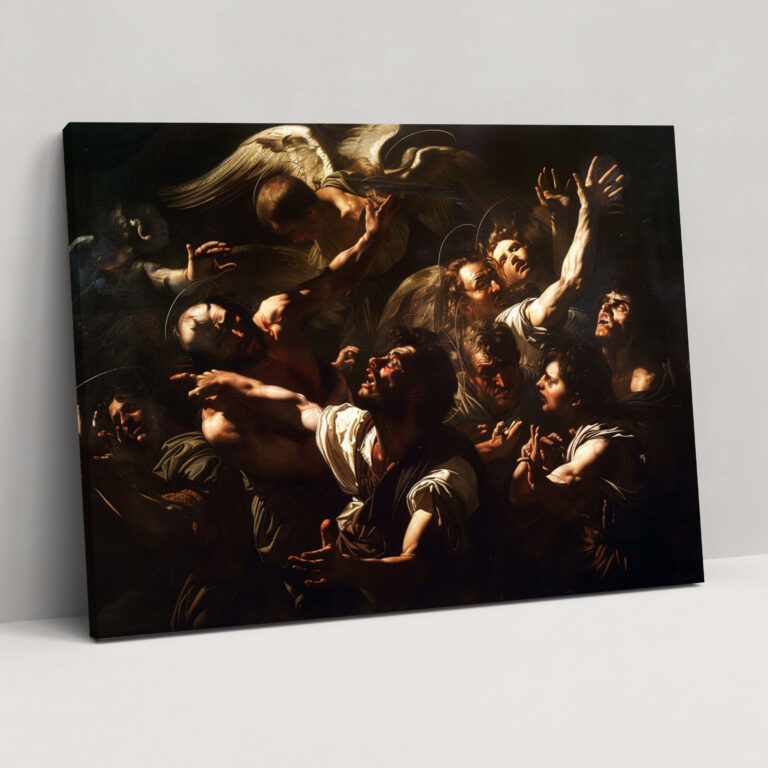 Caravaggio Style Canvas Print - Caravaggio, Wall Art, Canvas, Canvas Print