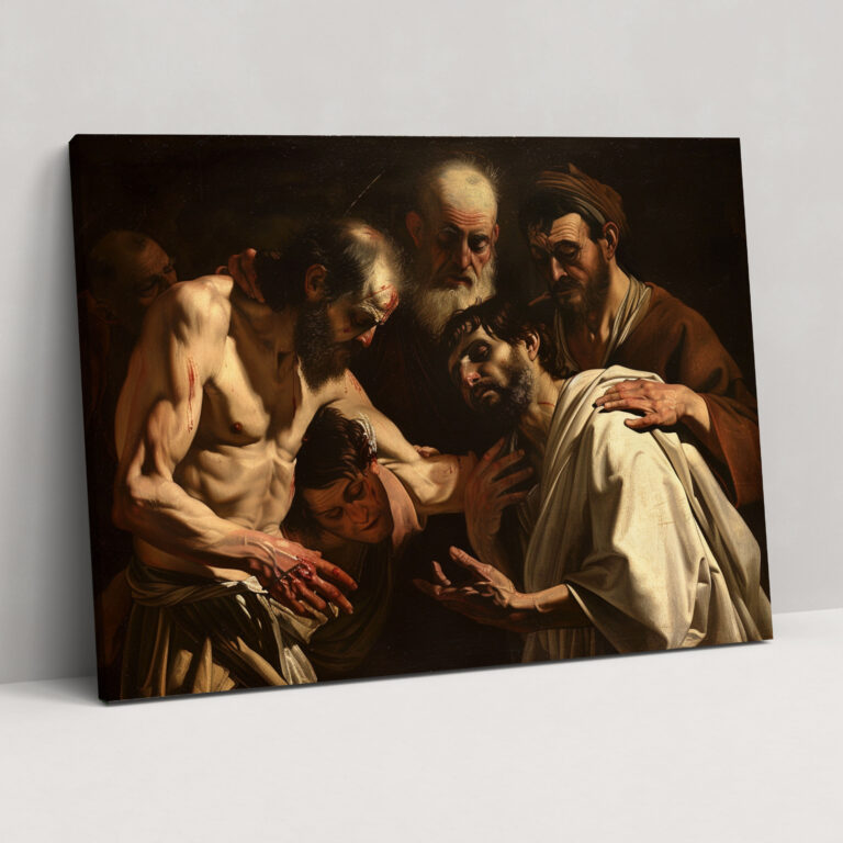 Caravaggio Style Wall Decoration - Caravaggio, Canvas, Wall Decoration, Canvas Wall Art