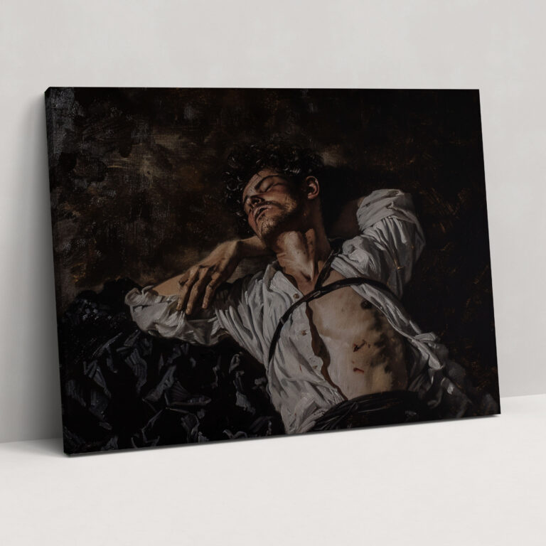 Caravaggio Style Canvas Print - Caravaggio, Wall Art, Home Decoration, Caravaggio Style