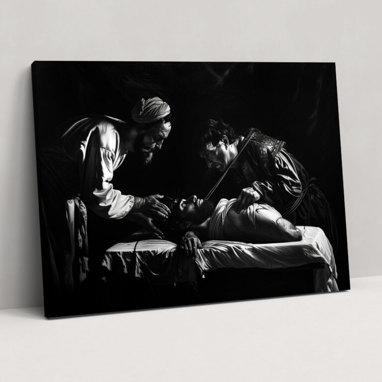 Caravaggio Style Canvas Print - Caravaggio, Wall Decoration, Home Decoration, Wall Art