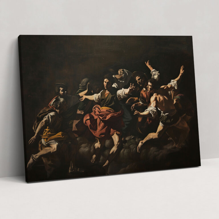 Caravaggio Style Canvas Print - Caravaggio, Canvas Wall Art, Caravaggio Style, Canvas
