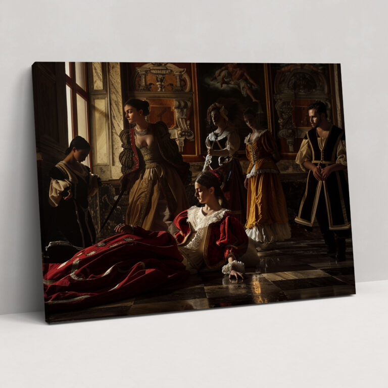 Caravaggio Style Canvas Print Decor - Caravaggio, Home Decoration, Caravaggio Style, Canvas