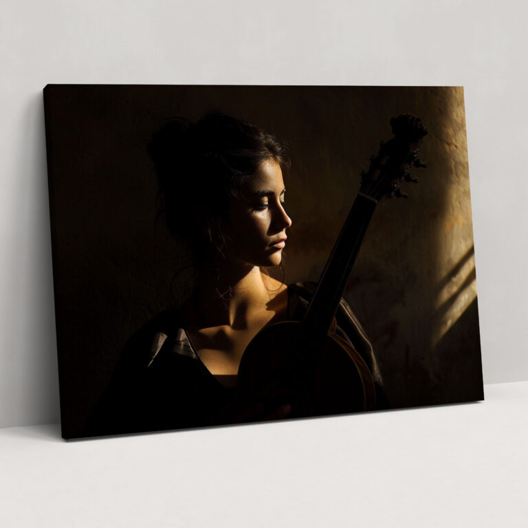 Caravaggio Style Canvas Print - Caravaggio, Canvas Wall Art, Wall Art, Canvas Print