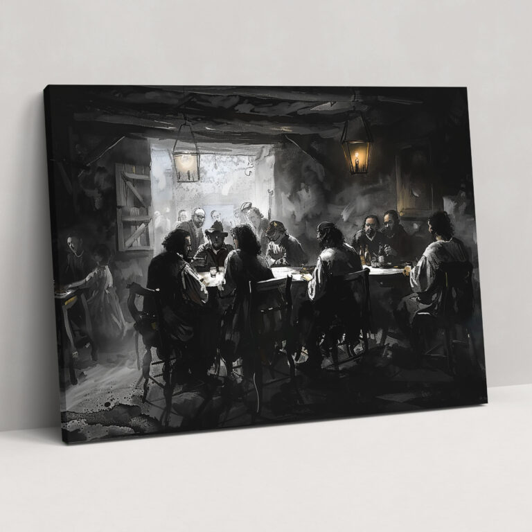 Caravaggio Style Canvas Print - Caravaggio, Wall Art, Home Decoration, Canvas Print