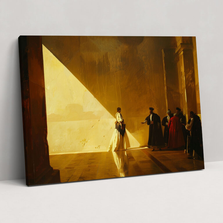 Caravaggio Style Wall Decoration - Caravaggio, Caravaggio Style, Home Decoration, Warm Light