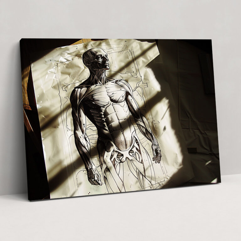 Caravaggio Style Canvas Print - Caravaggio, Shadows, Wall Art, Canvas