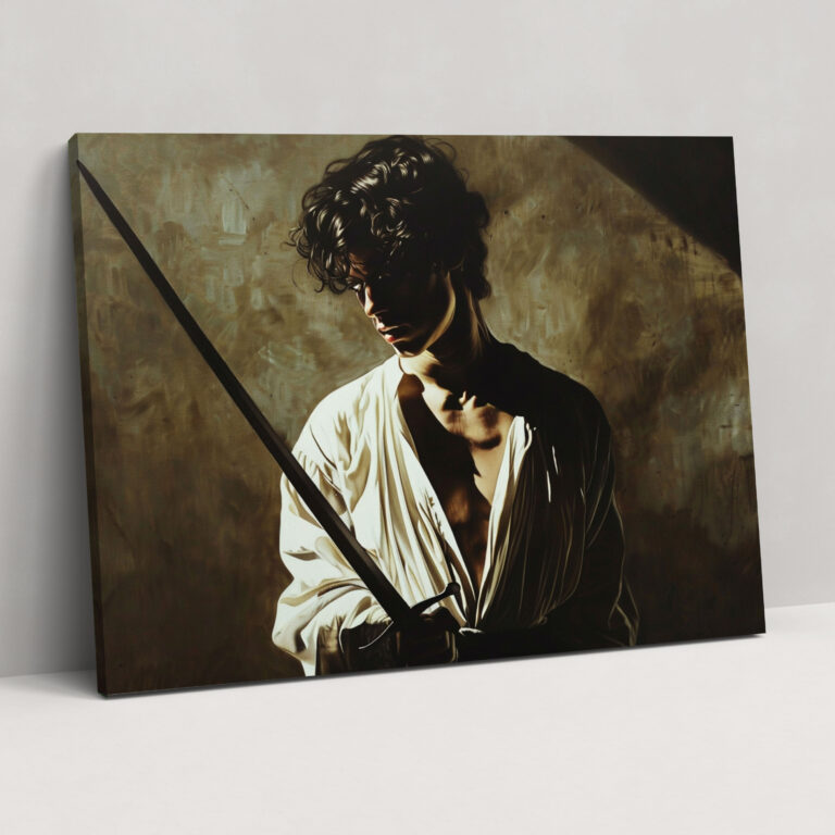 Caravaggio Style Wall Art - Caravaggio, Canvas Print, Wall Decoration, Wall Art