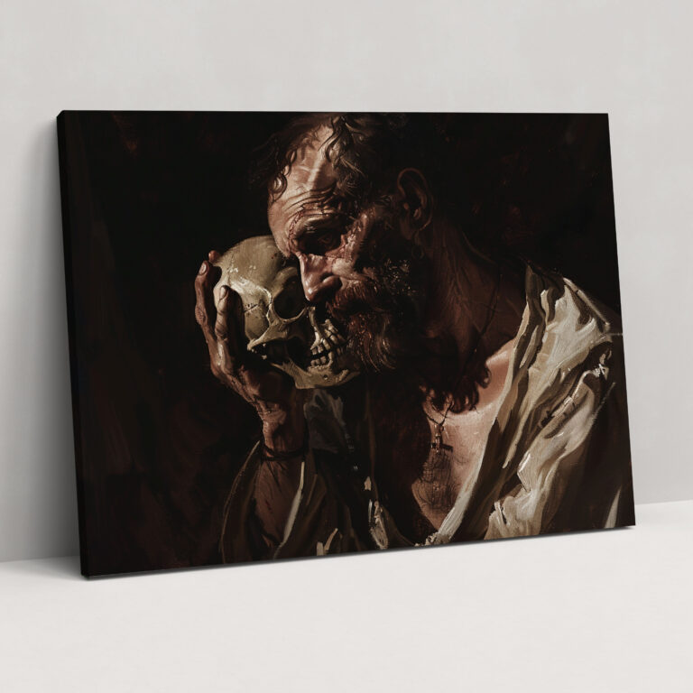 Caravaggio Style Canvas Print - Caravaggio, Wall Decoration, Canvas Wall Art, Canvas Print