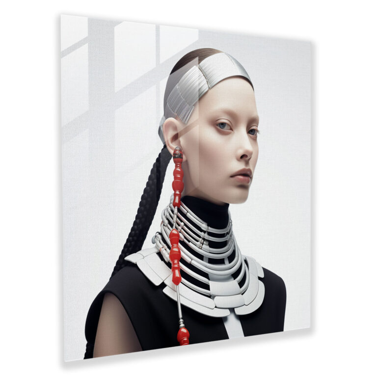 Amazon Women Glass Print - Amazon Women, Glass Wall Art, Contemporary Aesthetics, Tribal Accessories