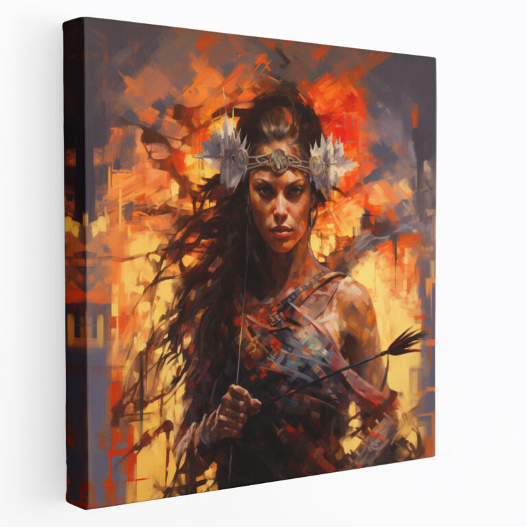 Fierce Amazon Women Wall Art - Amazon Women, Wall Art, Wall Decoration, Home Decoration