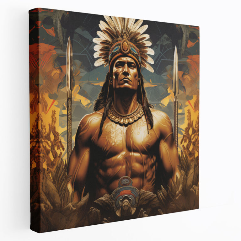 Vintage Amazon Women Wall Art - Amazon Women, Wall Decoration, Wall Art, Strong Warriors